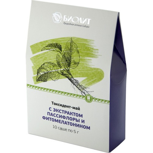 Купить Токсидонт-май с экстрактами пассифлоры и фитомелатонином  г. Ростов   